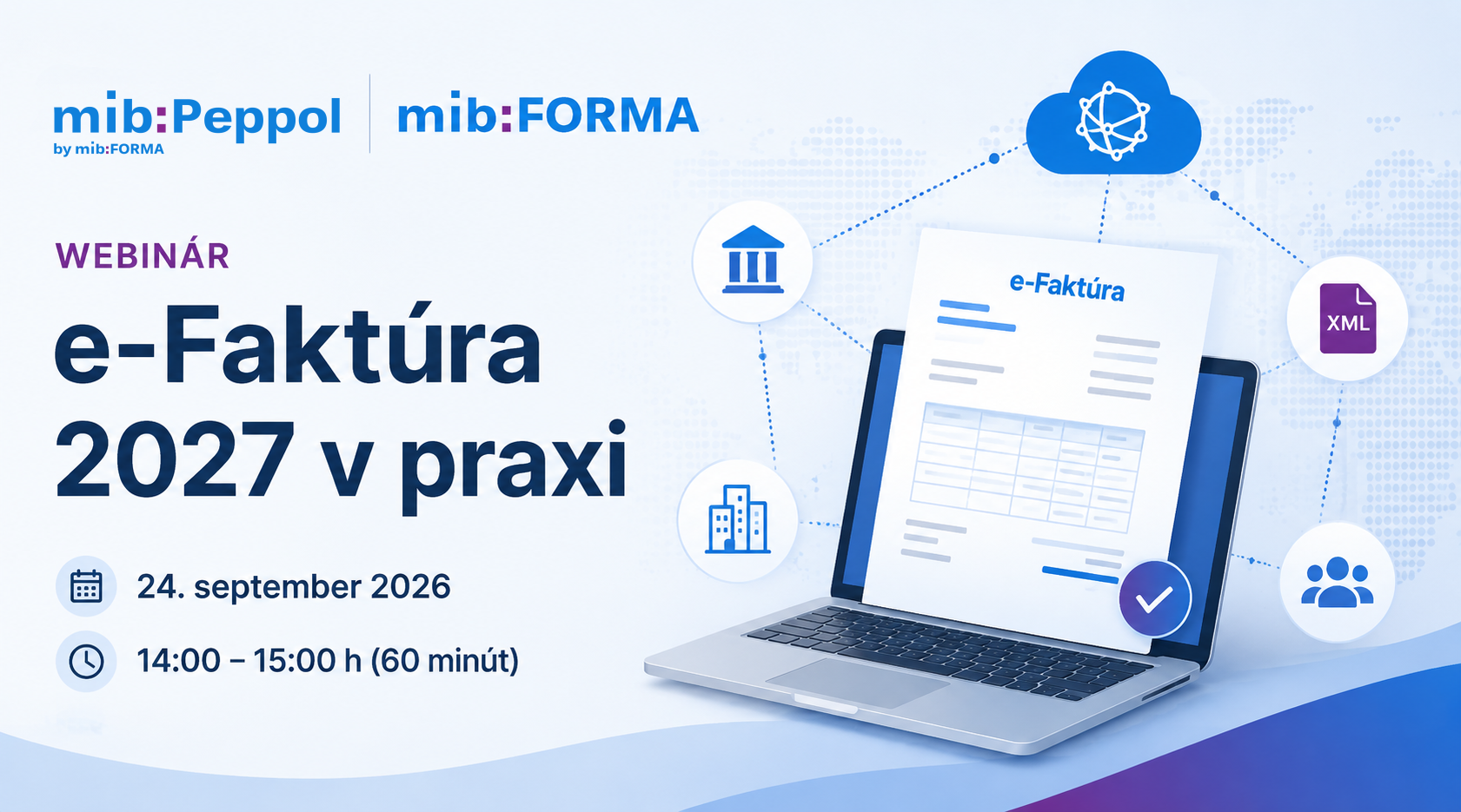 Webinár e-Faktúra 2027 v praxi — 24. september 2026, 14:00 – 15:00 h